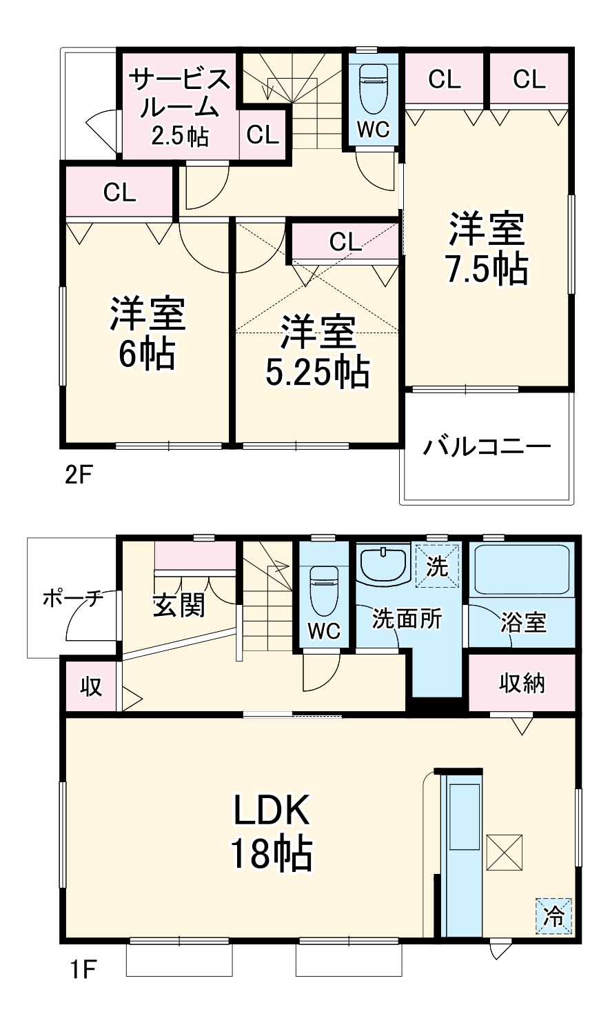 プレミールⅢの間取り