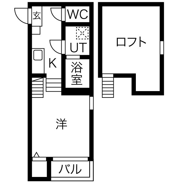 石場町ベースの間取り