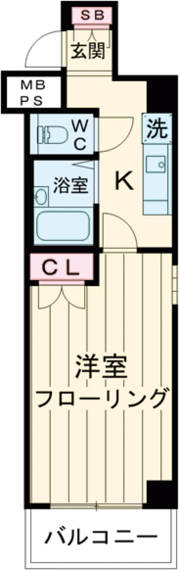 クレアシオン南大塚の間取り
