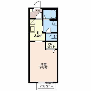 アンソレイユの間取り