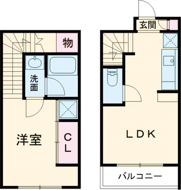 LA MARGE幡ヶ谷の間取り