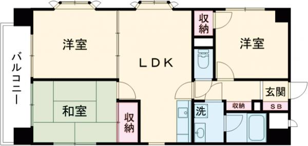 フロイデ目白の間取り