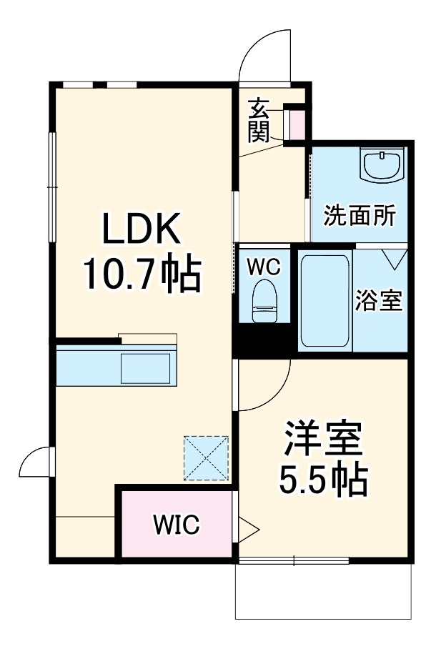 プレミエール草加の間取り