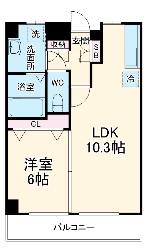 スクエア湘南の間取り