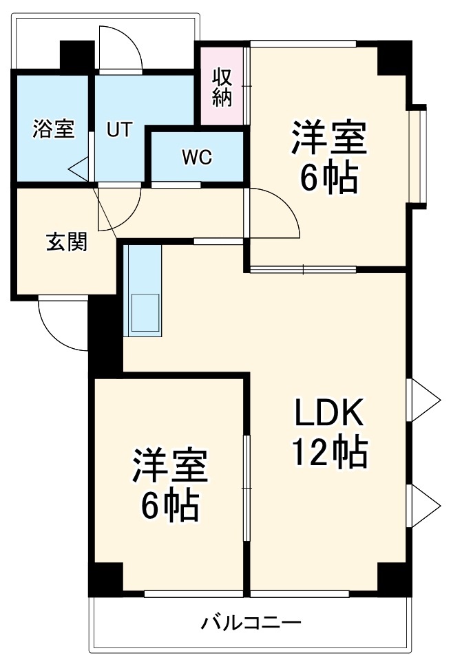 ビレッジ和志山一番館の間取り