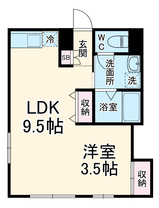 パインルーツ国府台の間取り