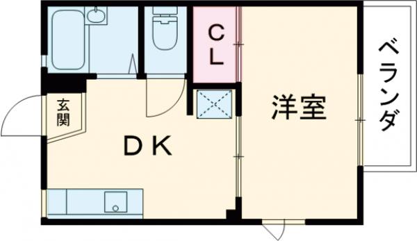 リクラス・ココハイツの間取り