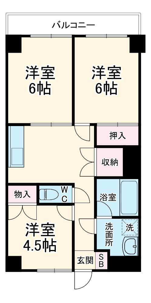 ロイアルハイツ戸塚の間取り
