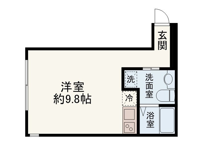 タスキリシェス高円寺南の間取り