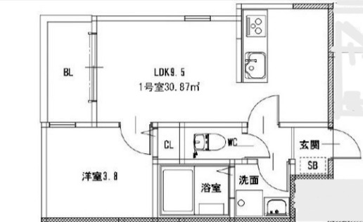 諸岡4丁目AP(仮)の間取り