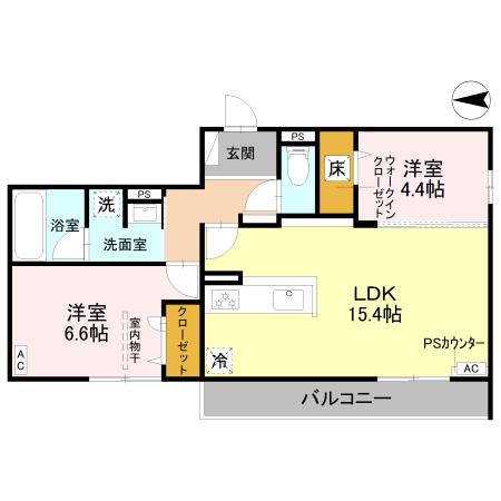 TORISIA千里丘2の間取り