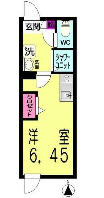 エフプレスト中野弥生町の間取り