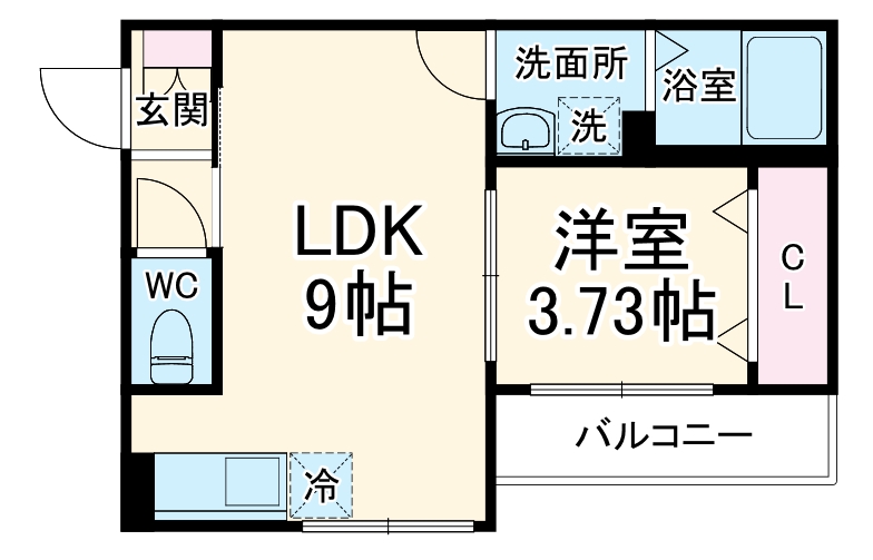 小金の完工年月(2025年3月)築の賃貸アパートの間取り