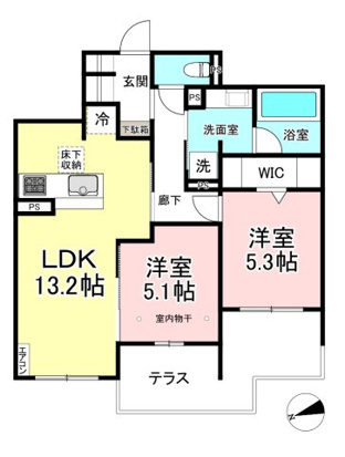 フォレ アベニールの間取り