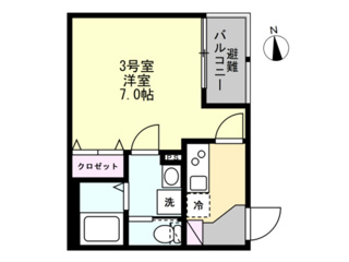 ベイルーム本厚木水引の間取り