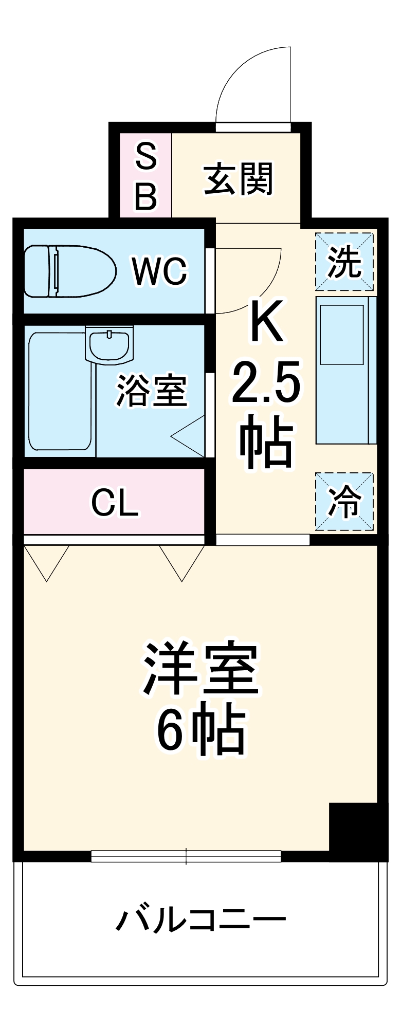 フォレスト向河原の間取り