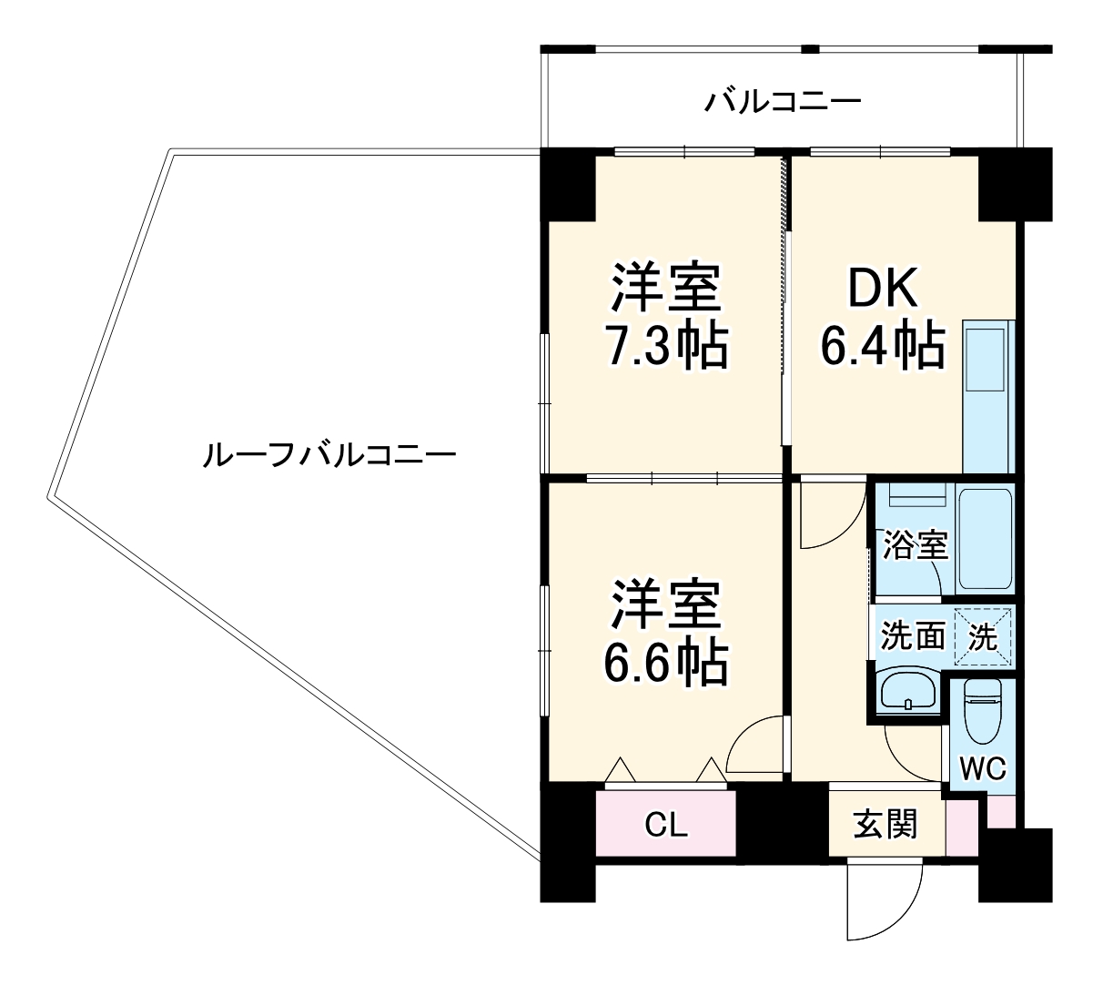 アルステージ武蔵小杉Ⅱの間取り