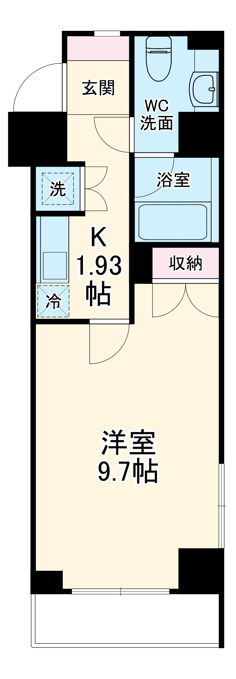 KDXレジデンス湘南台の間取り