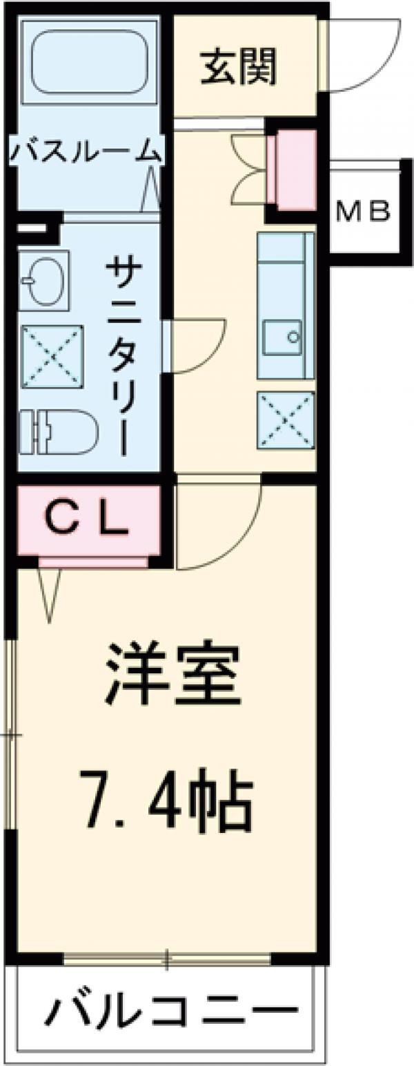 クレヴィスタ練馬武蔵関の間取り