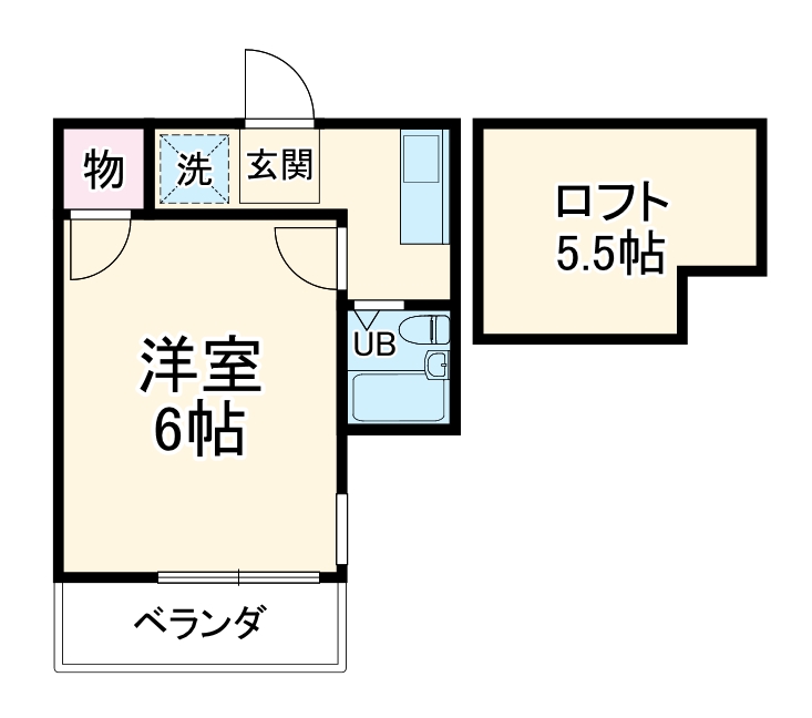 ピアハイツ福栄の間取り