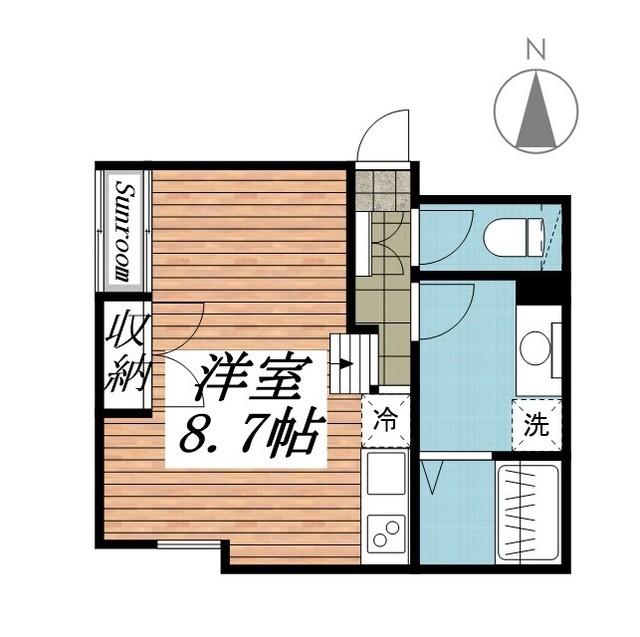 LAPis上北沢Ⅱの間取り