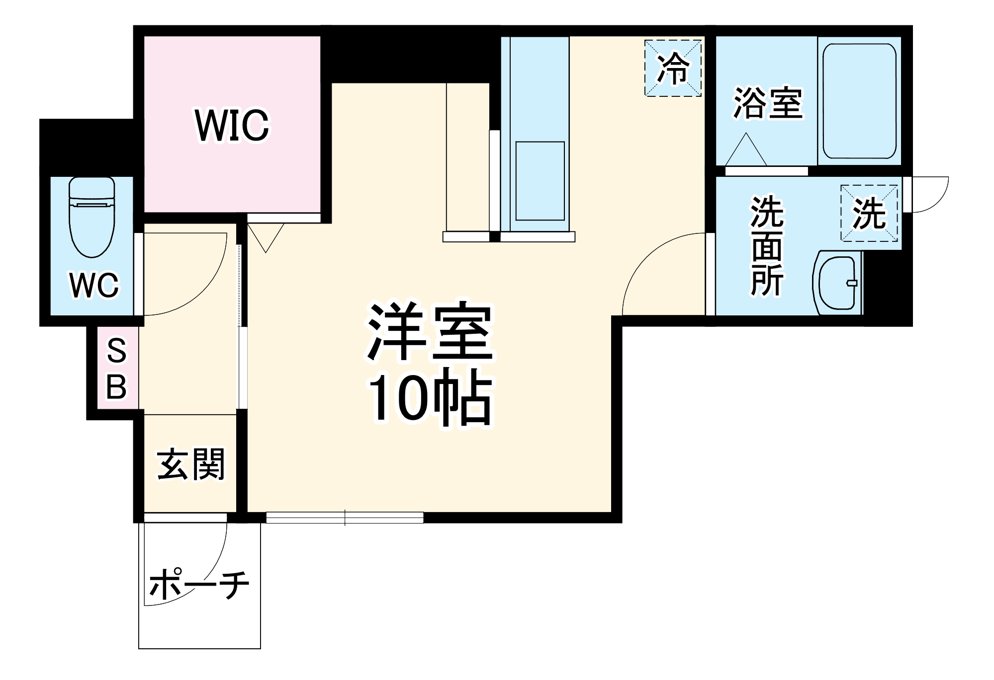 シエル フルールの間取り