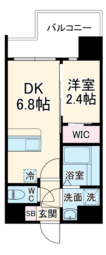セレニテ難波ミラク弐番館の間取り