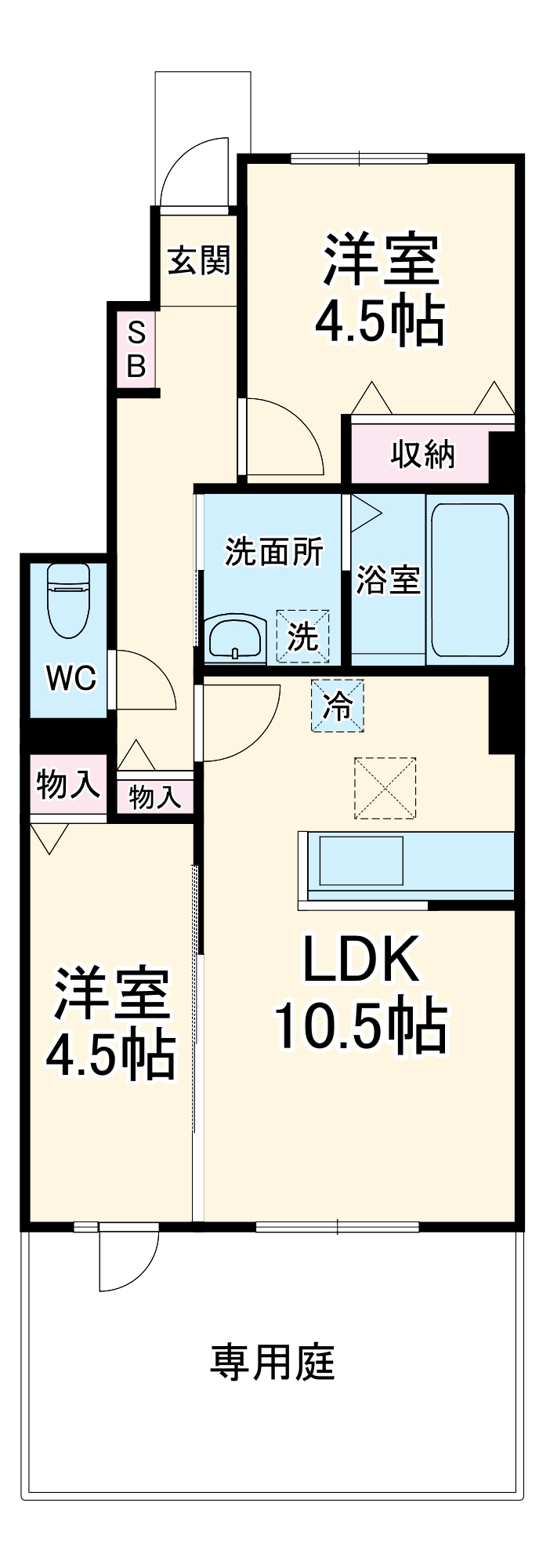 Garden Gateの間取り