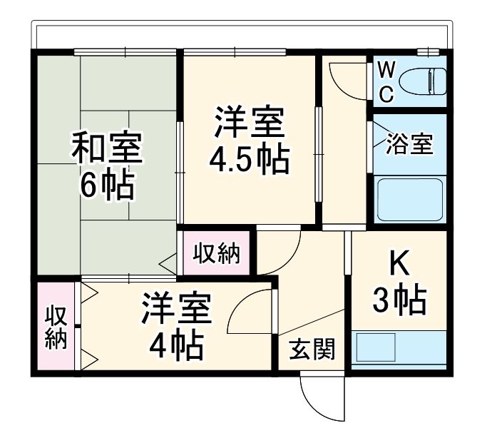 丸新ビルの間取り