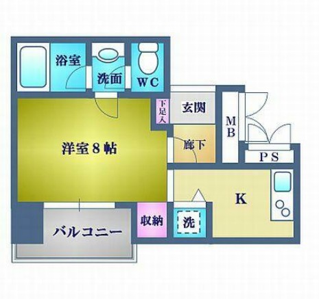 アヴァンツァーレ川崎Ｅａｓｔの間取り