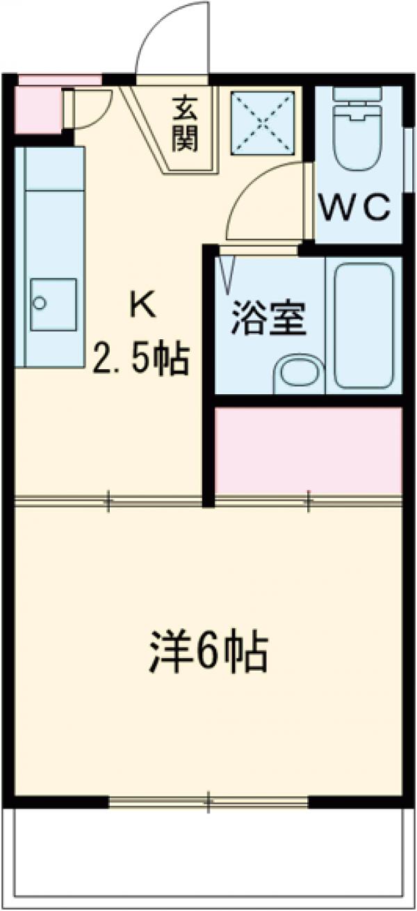 コーポ大岡山Ⅱの間取り