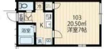 フィオーネ北千住Ⅱの間取り