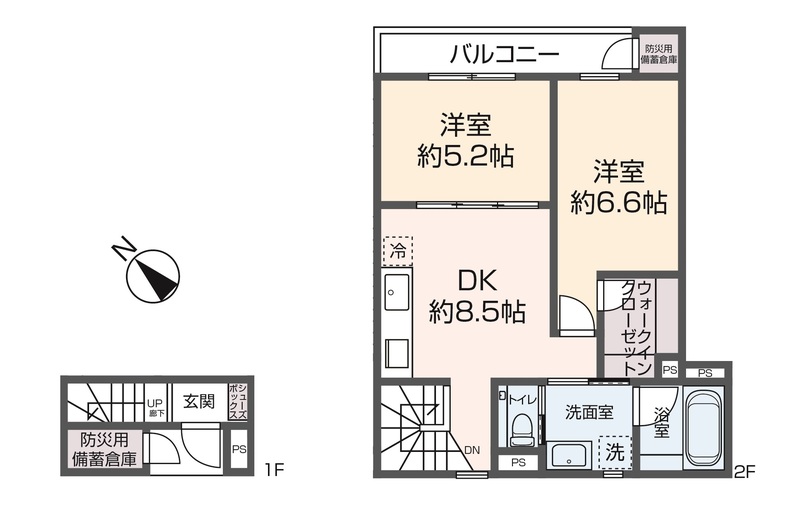 グランフォルト大塚の間取り