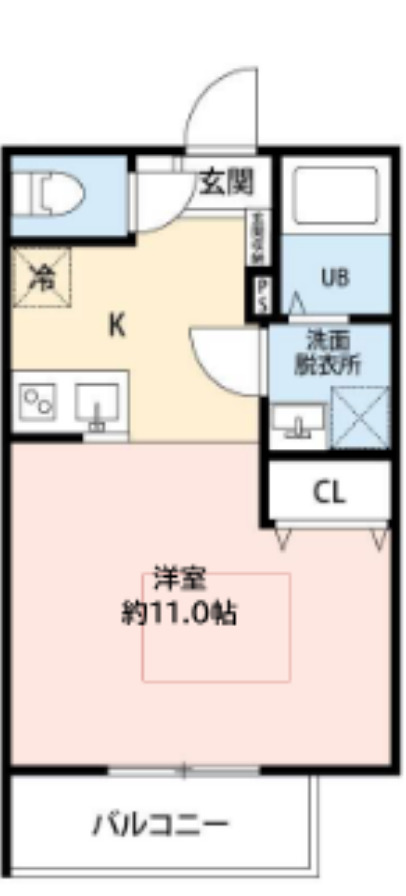 STONE RIVER 西所沢Bの間取り