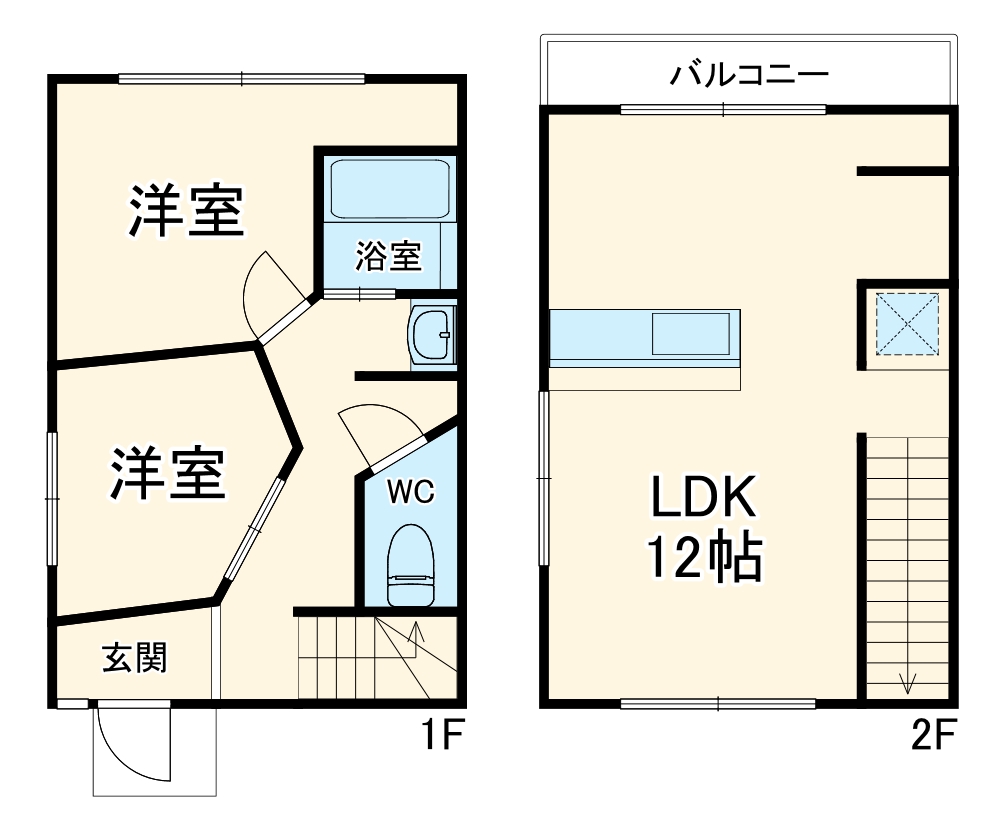 岡村４丁目戸建の間取り