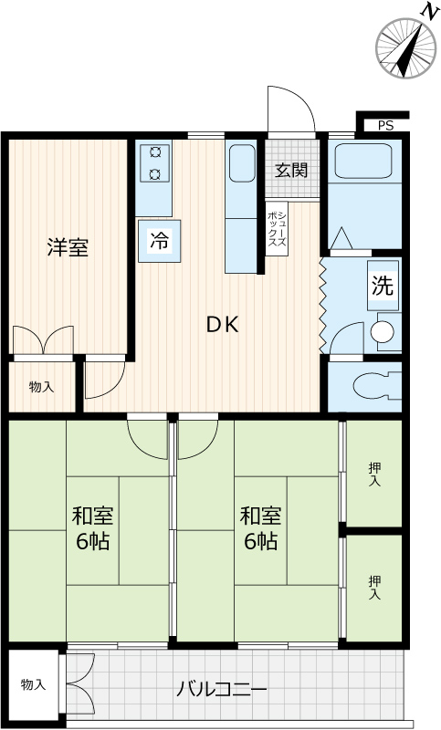 ミラージュ千本の間取り