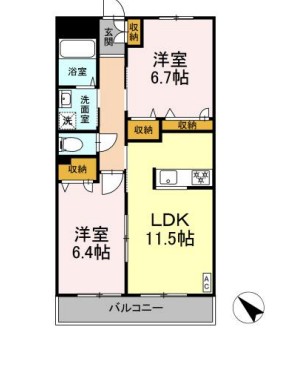 レジェンドメゾンの間取り