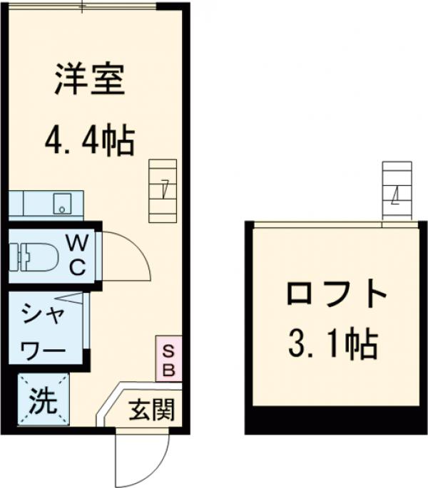 Stage 高田馬場の間取り