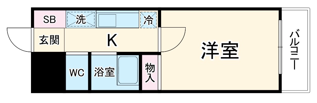 第六倉田ハイツの間取り