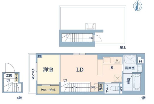 伊地知ビルの間取り