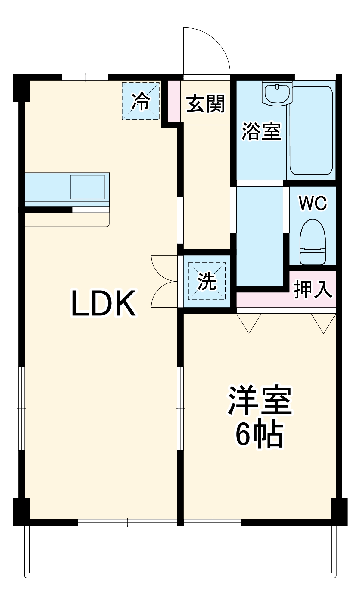 フレンドライツの間取り