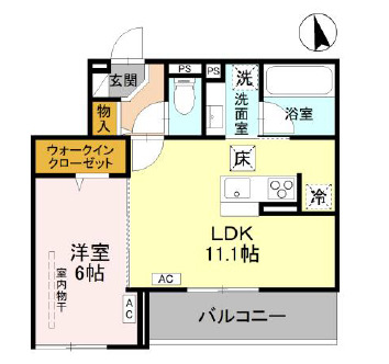 (仮称)D-Sereno小手指の間取り