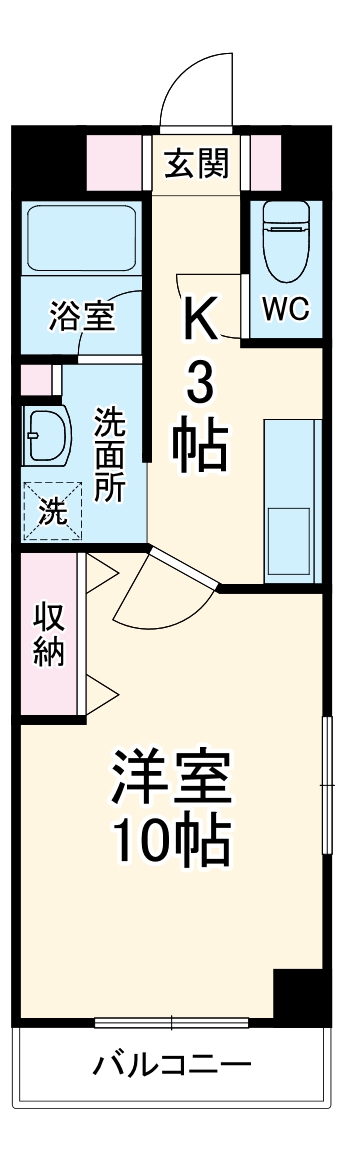 レインボープラザの間取り