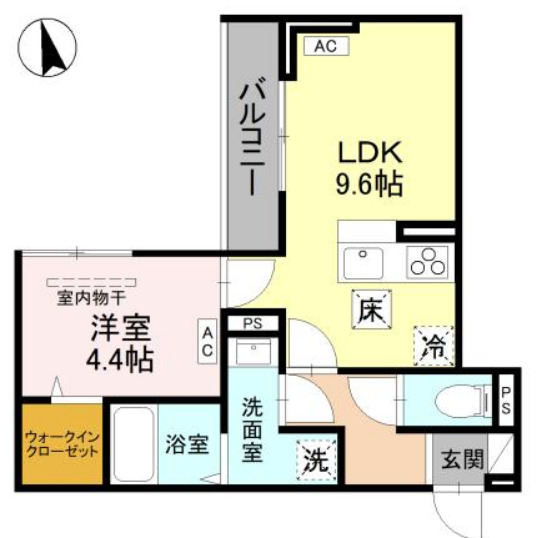 (仮称)D-Sereno小手指の間取り