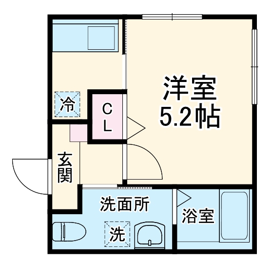 ベイルーム新杉田の間取り