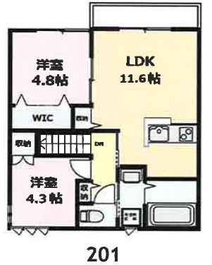 ポメロの間取り