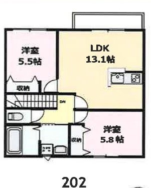 ポメロの間取り