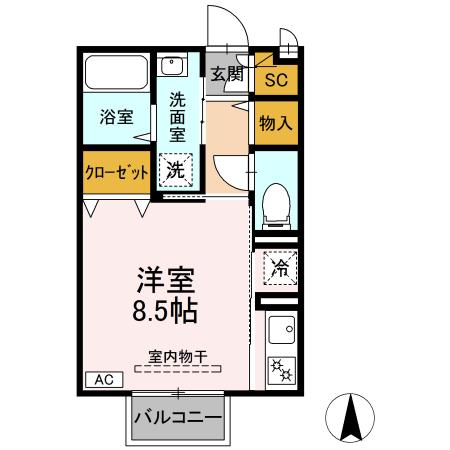 グランモアナみなみ野の間取り