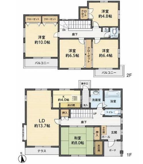 町田市金井戸建の間取り