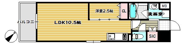 LIFEFIELD銀天町の間取り